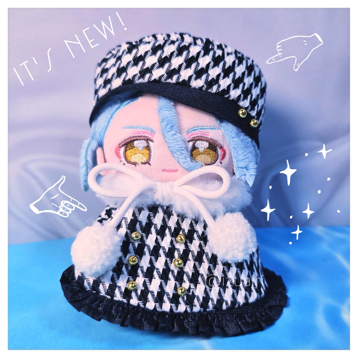 ❄- ̗̀ New  ̖́-❄
寒いのでひめるくんにベレー帽とポンチョ作りました！風邪ひかないようにね😌

#いつぬい
#いつぬいが見られるタグ