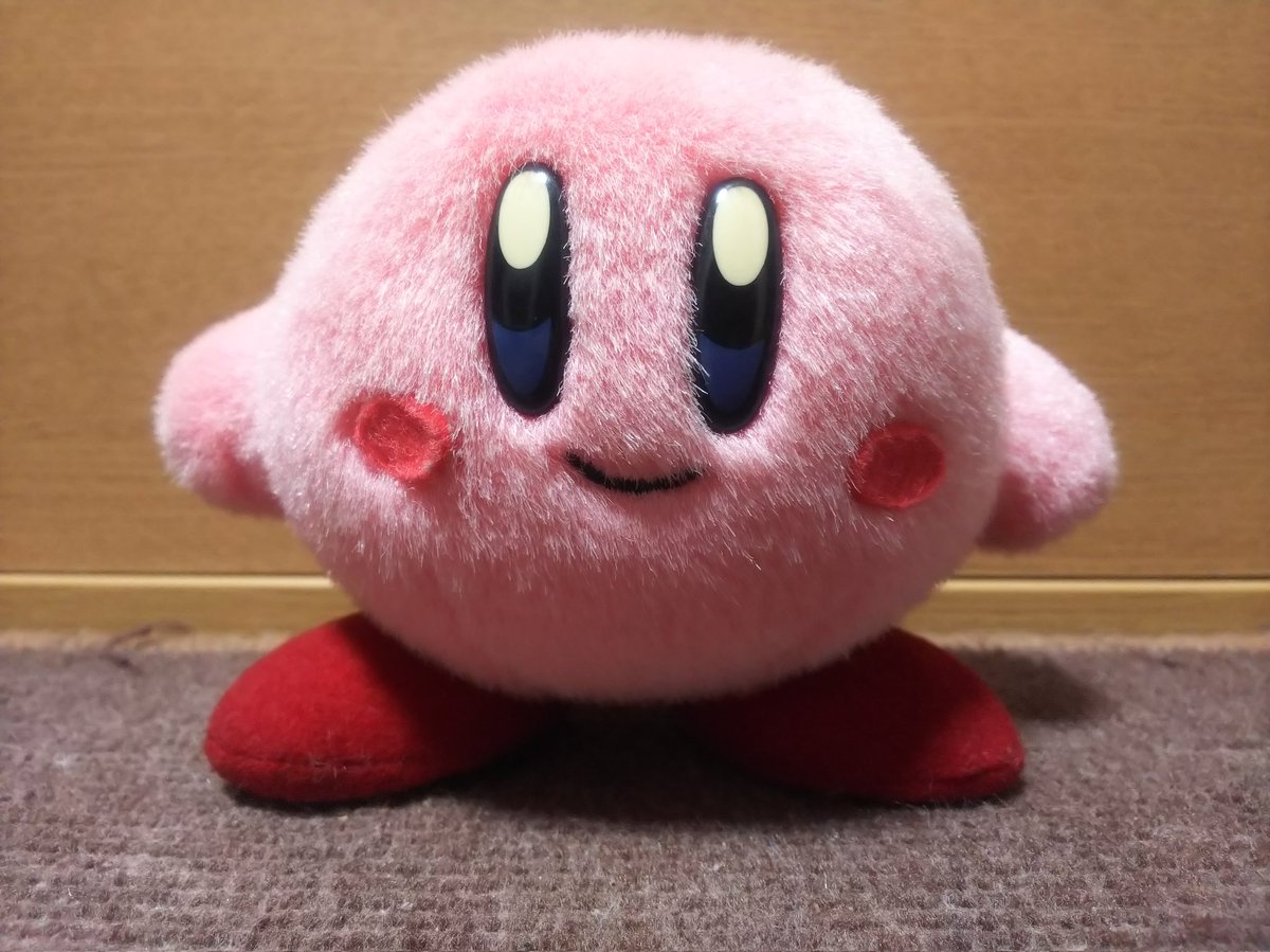 タカラ製 星のカービィぬいぐるみ(2001年) #ぬい撮り