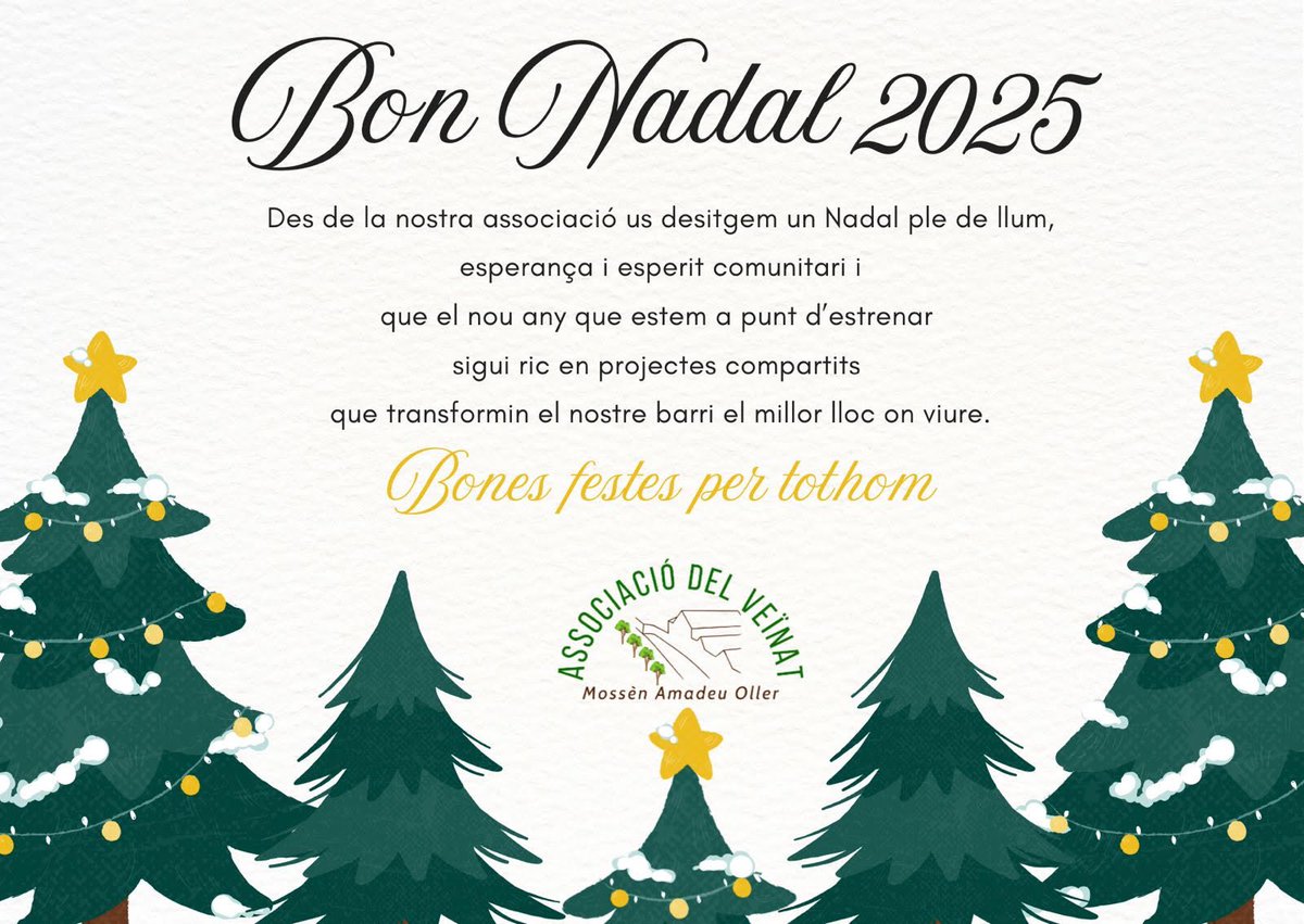 Associació del Veïnat Mossèn Amadeu Oller tweet media