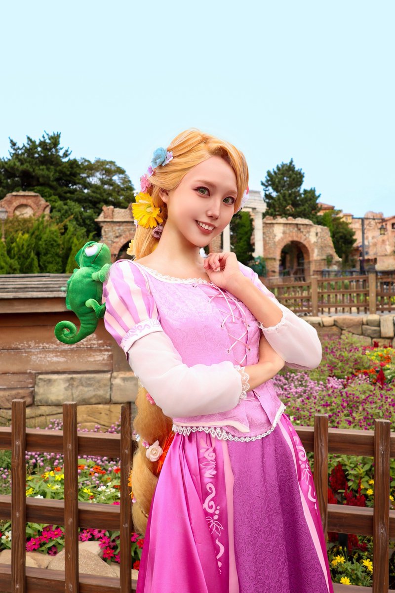 ラプンツェル可愛い🥰 ウィッグも愛が詰まってる💕🙌