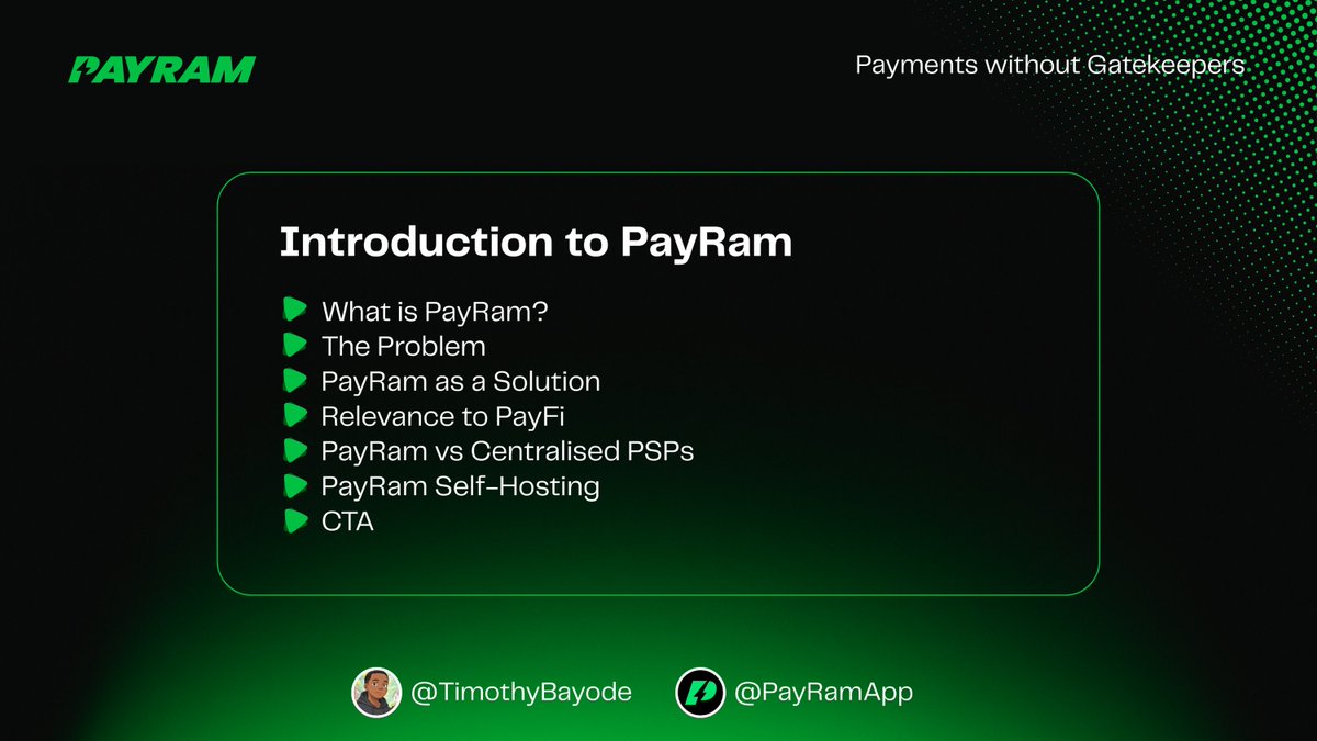 Blockchain was built on the promise of privacy &amp; security. Yet, those are the things we lack the most.

<a href="/PayRamApp/">PayRam | Payments without Gatekeepers</a>  has fixed this issue by giving us the world's first private stablecoins payments gateway with security at its core.