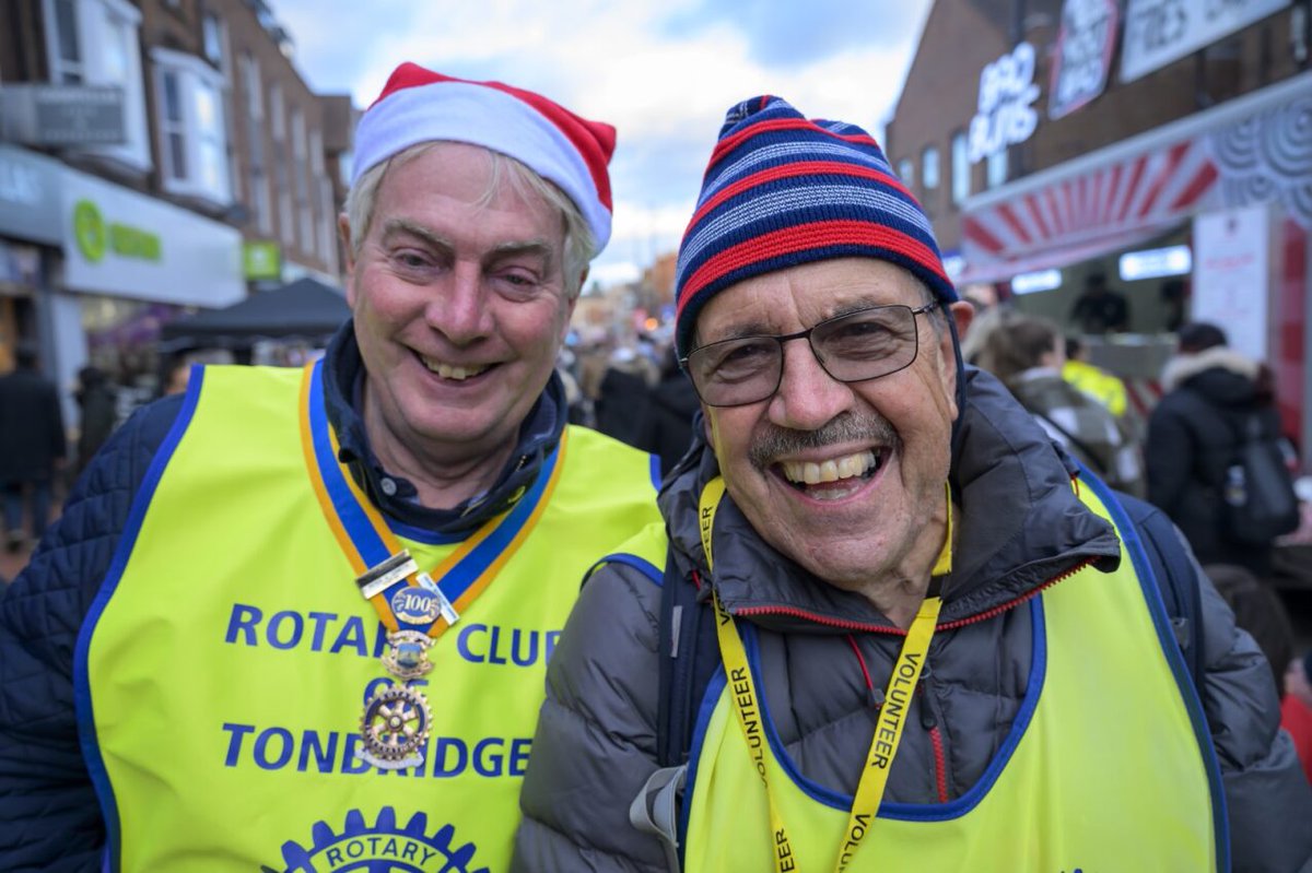 Fun and fellowship at the Tonbridge Rotary Christmas Festival!