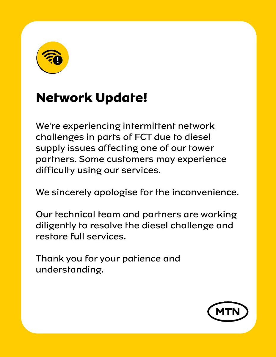 MTN Nigeria Support tweet media