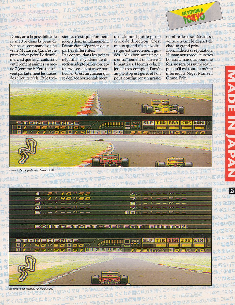 AllmightoFranky's tweet photo. On termine les news en provenance du Japon avec du lourd sur la #SuperFamicom,#HumanGranPrix et l'excellent #MagicalQuest starring #MickeyMouse!! 2/5 https://t.co/POP7q5xIdX