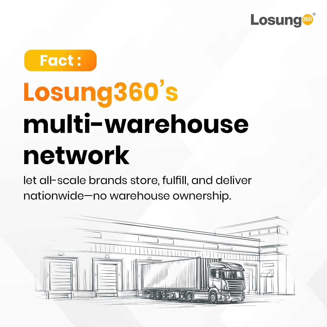 Losung360's tweet photo. Think warehousing is only for large enterprises? 🤔

Not anymore. Losung360 gives every business access to a pan-India multi-warehouse network, so they can gear up for the next-level growth.  📈

.
.
#WarehousingMyths #Ecommerce #GrowthWithoutLimits #Losung360 https://t.co/h4J3qEsnxh