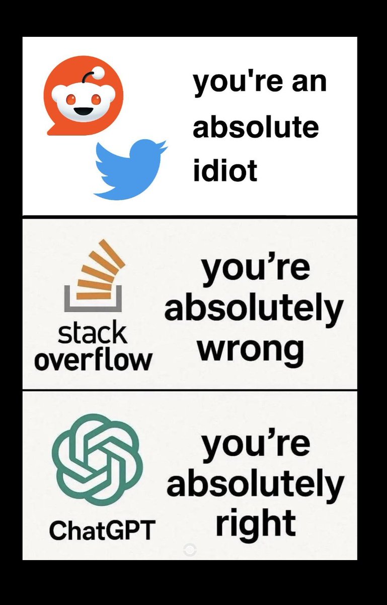 dev_maims's tweet image. the evolution of developers feedback..