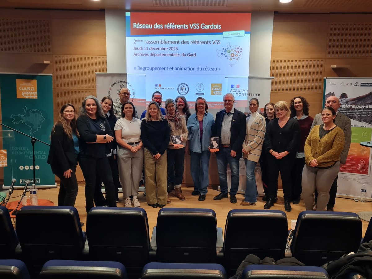 Le #sdjes30 remercie le directeur de cabinet de la <a href="/Dsden30/">DSDEN 30</a> pour ses propos d'ouverture du regroupement départemental des référents de prévention et de lutte contre les #VSS en présence de <a href="/IsaDemongeot/">Isabelle Demongeot</a> #ServiceVolé