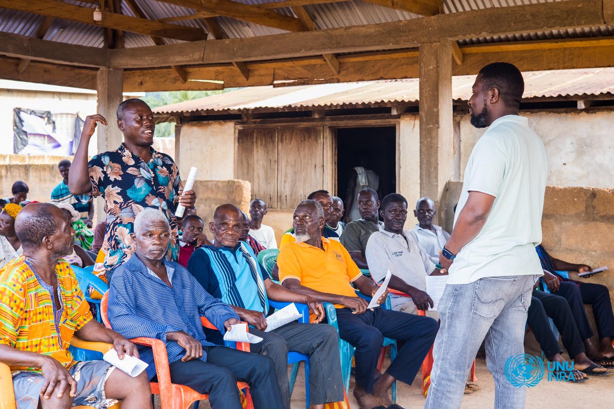 UNUINRA's tweet photo. Natural Resource management will be sustainable,when community members &amp; leaders are equipped with the right knowledge &amp; skills to manage their natural resources.

Also key,is the need for promulgating the laws that govern the natural resources in these communities.
#Atewa West https://t.co/nWdau43Yr6