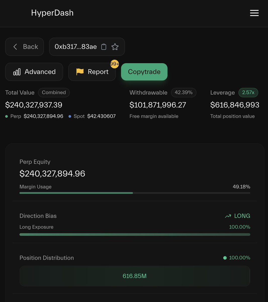 bubblemaps's tweet image. UPDATE: HALF A BILLION $ IN LONGS

The 10/10 BTC shorter opened $616M in longs across BTC, ETH, and SOL

And just moved $500M in BTC to a fresh wallet

insanity