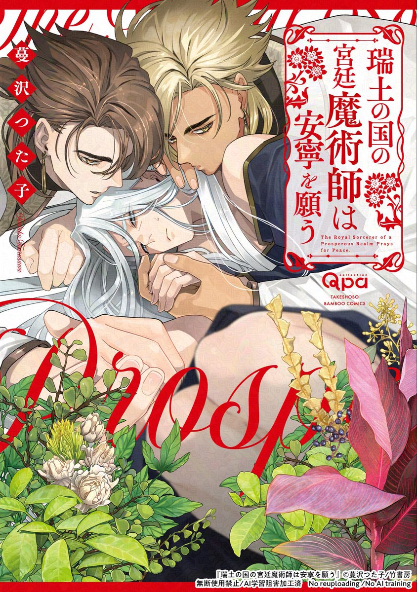tsutako25's tweet photo. 2026年1月16日発売『瑞土の国の宮廷魔術師は安寧を願う』の書影が公開されました！！拾われ双子✖️堅物魔術師バジールのお話です！

装丁がまた本当に素敵にしていただいており！来年1月…！ぜひよろしくお願いします〜！！！🙌 https://t.co/NLrsQVjAHY