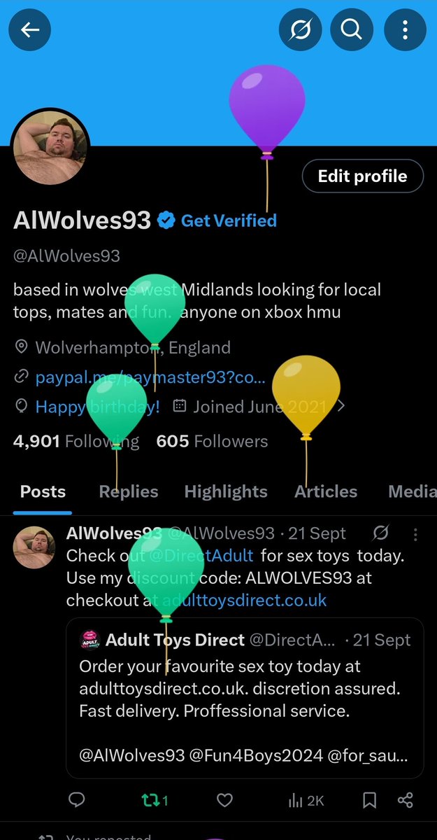 AlWolves93's tweet image. Balloon day 🎉