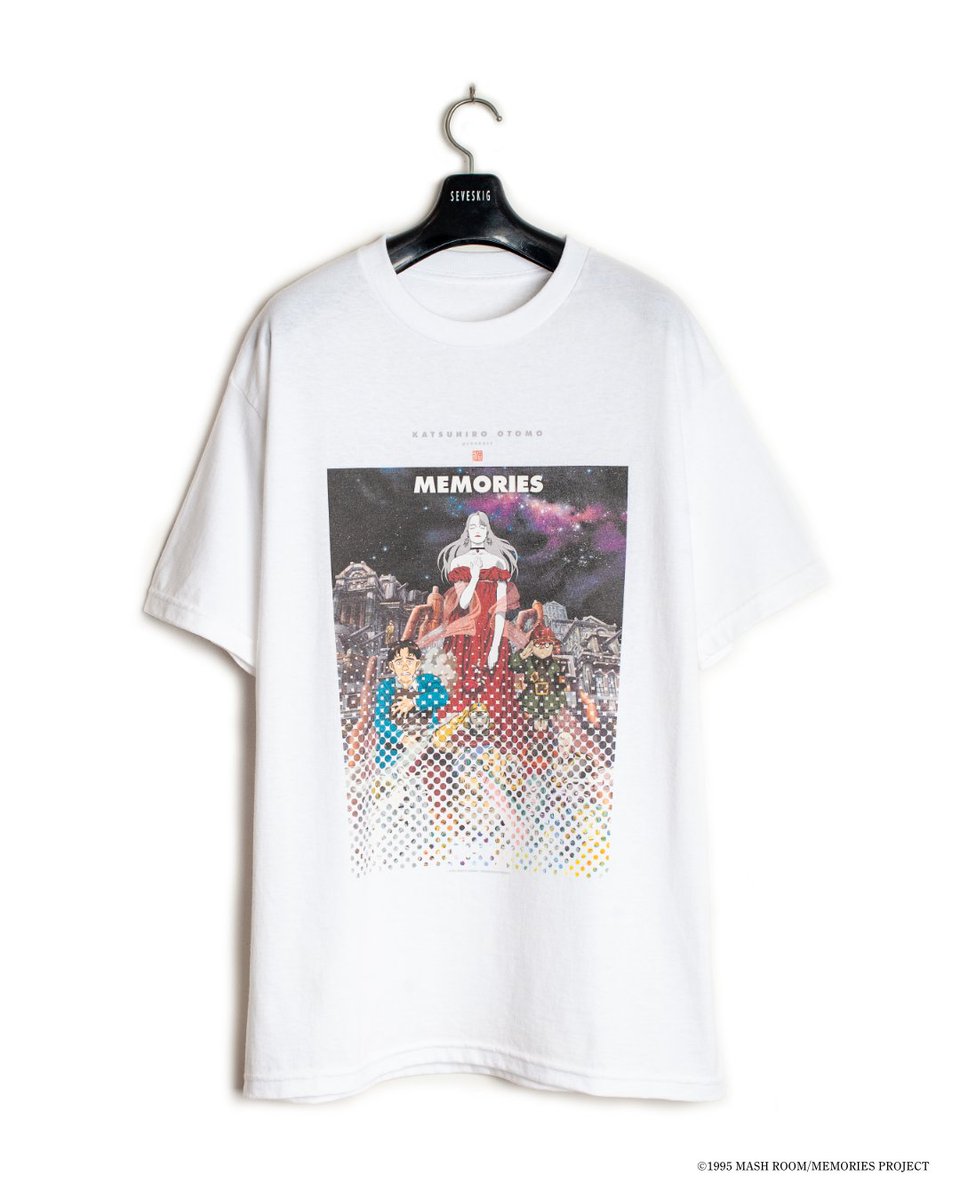 ／
『MEMORIES』30周年記念ビジュアルTシャツ！
＼ 

商品写真が公開📸 

作品のポスターデザインを手掛けてきた上杉季明氏が当時の空気を再構成し、 ヴィンテージ感ある1枚に仕上げました。
12/19(金)〜12/31(水) store.filmarks.com/products/stmer…
¥8,800 / ブラック・ホワイト