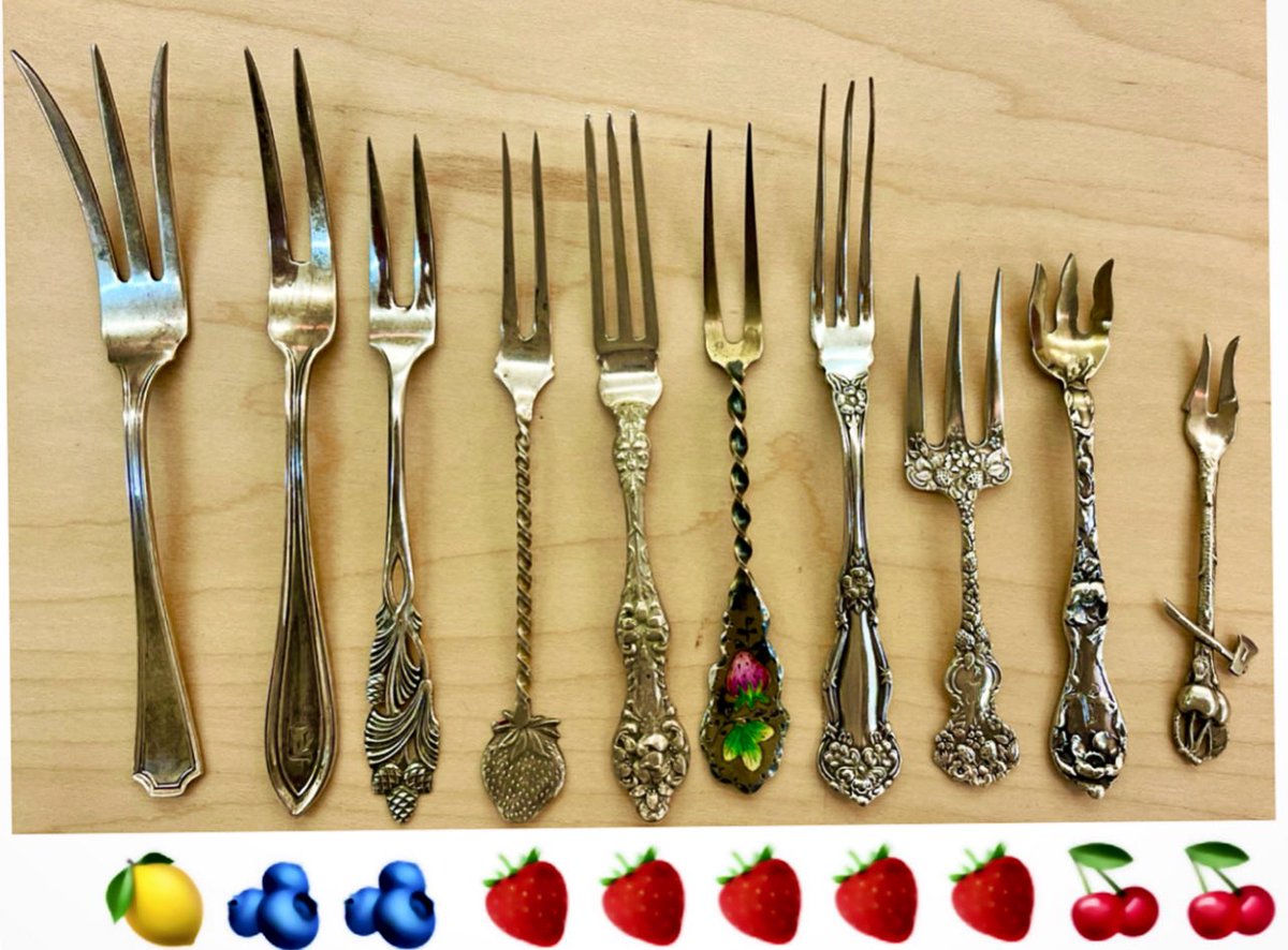 EtiquetteSleuth's tweet image. Know your little forks: Made this image for a new #etiquette instructor trainee and posted it on IG… thought I’d share on X #etiquipedia