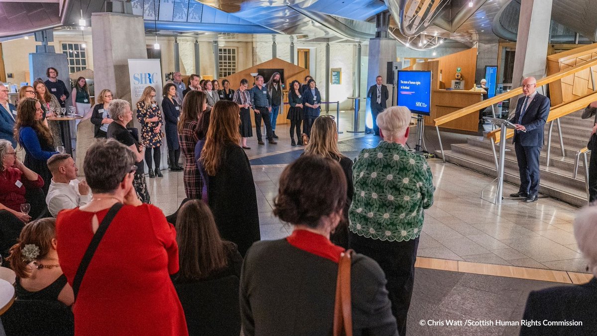 The Scottish Government champions human rights at home and stands up for them internationally. 

Speaking at a <a href="/ScotHumanRights/">Scottish Human Rights Commission</a> reception, First Minister <a href="/JohnSwinney/">John Swinney</a> highlighted the need to protect everyone's rights and his support for the institutions that safeguard them.