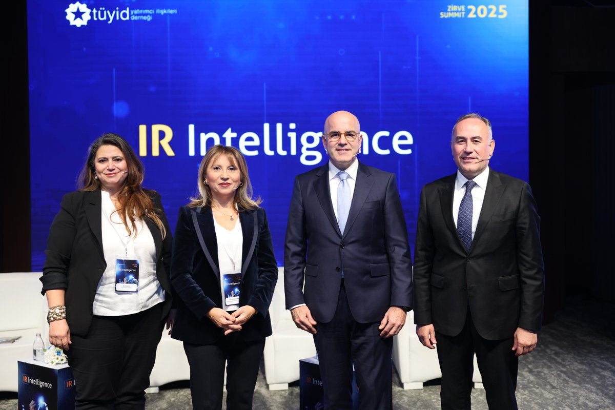 🎙️ Panel 1 is Live at the 14th TUYID - Turkish IR Society Investor Relations Summit: From the Leaders' Perspective!

Our highly anticipated Panel 1, "From the Leaders' Perspective" has just finished!