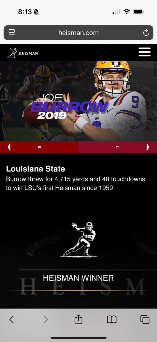 GranitSakaARS's tweet photo. @recruitsindiana Not sure where they are getting former Heisman Stats… they’re all wrong https://t.co/jT6WDYb8yx