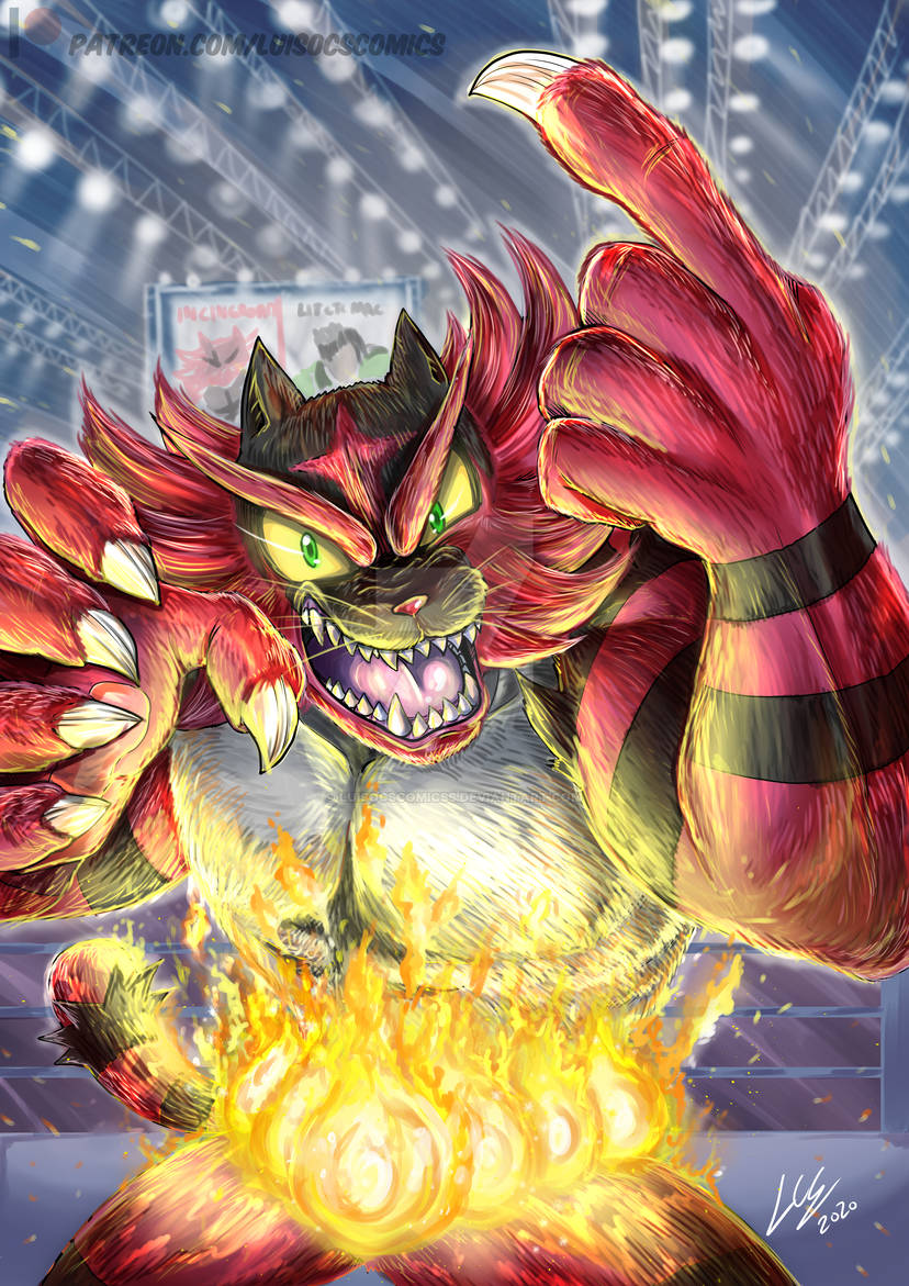 DailyIncineroar's tweet image. By: Luisocomicss on DeviantArt