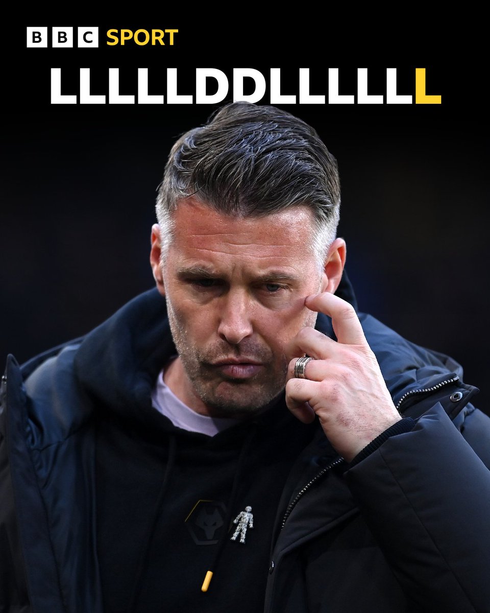 BBCMOTD's tweet image. After 13 Premier League matches, Wolves are still searching for their first win of the season. 👀