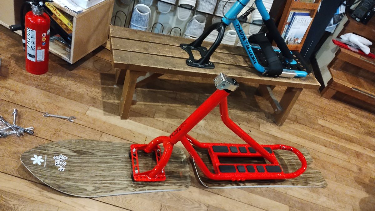 スノースクート #スノーバイクテック #UNIHOLD マルチ穴フレーム、モト