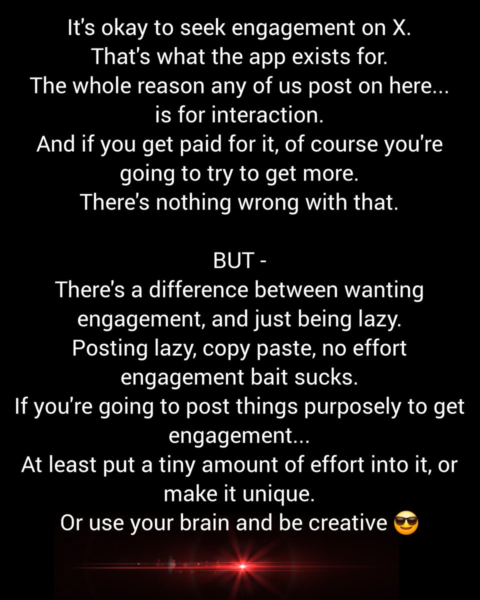 Don't be the engagement bait guy 👇