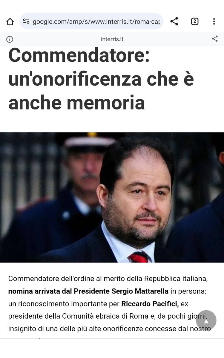 tanzmax's tweet photo. @JoeyBrigitte Per il cav. #pacifici lo è https://t.co/NN0uWfMs10