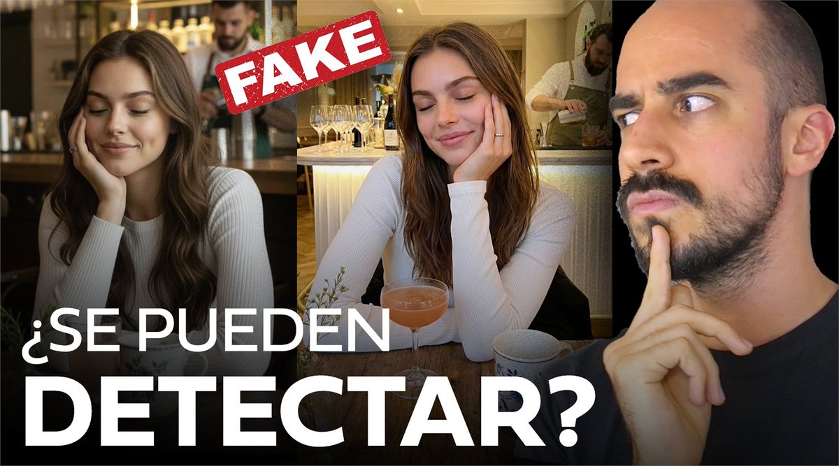 🔥 ¡NUEVO VÍDEO en el LAB!🔥 

El debate de la semana ha surgido por esta imagen generada con IA que, por su realismo, ha hecho saltar las alarmas de mucha gente que ahora se pregunta:

¿Podemos detectar el contenido con IA?
¿Hay solución a este problema?

Mi opinión en el vídeo!