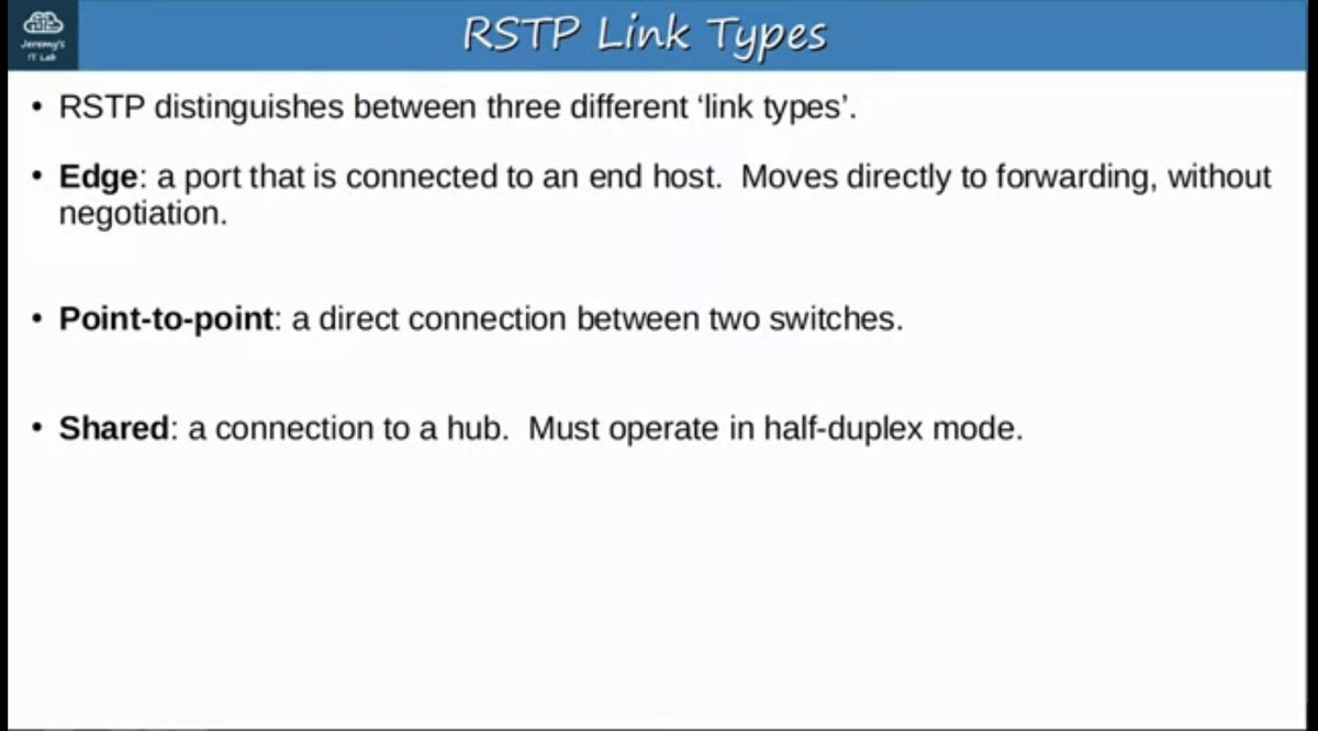Romz_inc's tweet image. Day 28 of my CCNA journey
Studied Rapid Spanning Tree Protocol today. Learned about alternate and backup ports, the discarding/learning/forwarding states, and the proposal/agreement BPDU handshake that makes RSTP fast.
Configured and verified RSTP in Packet Tracer.

#CCNA #Cisco