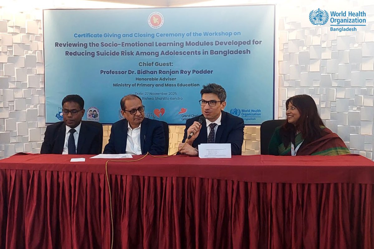 World Health Organization Bangladesh tweet media