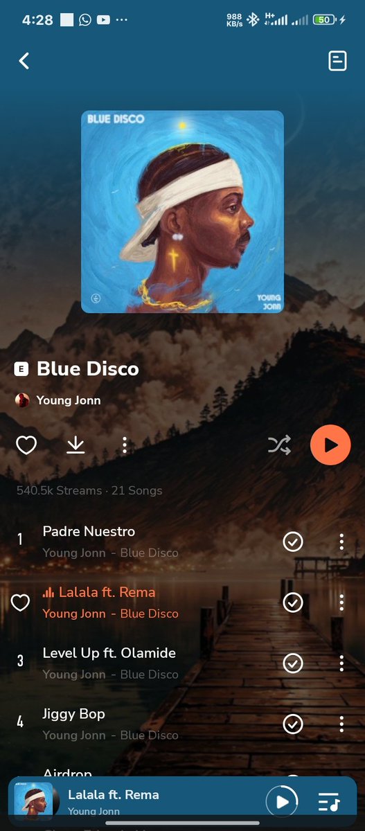 bigzeem07's tweet photo. @YoungJonn delivered a masterpiece! “Blue Disco” is the perfect blend of emotion, vibes, and pure Afrobeats energy. This album is a full experience — from deep “blue” moments to dance-ready “disco” bangers.💙✨
A must-listen!
#BlueDisco #YoungJonn #NewMusic #Afrobeats https://t.co/xGOBW909Io