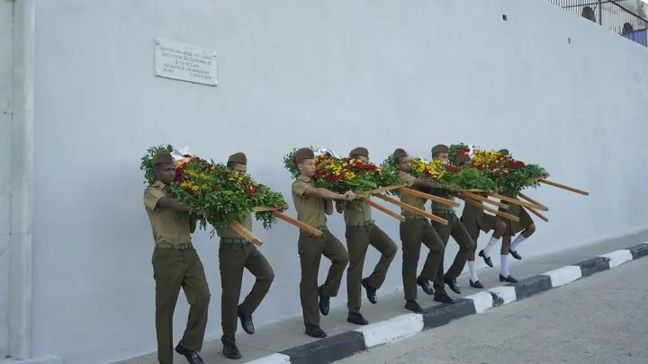 🇨🇺La juventud de Santiago de Cuba recuerda hoy a aquella valerosos jóvenes que el 30 de noviembre de 1956 entregaron hasta su sangre en un alzamiento en apoyo al Desembarco del Granma.

#UJCdeCuba
#CubaViveEnSuHistoria