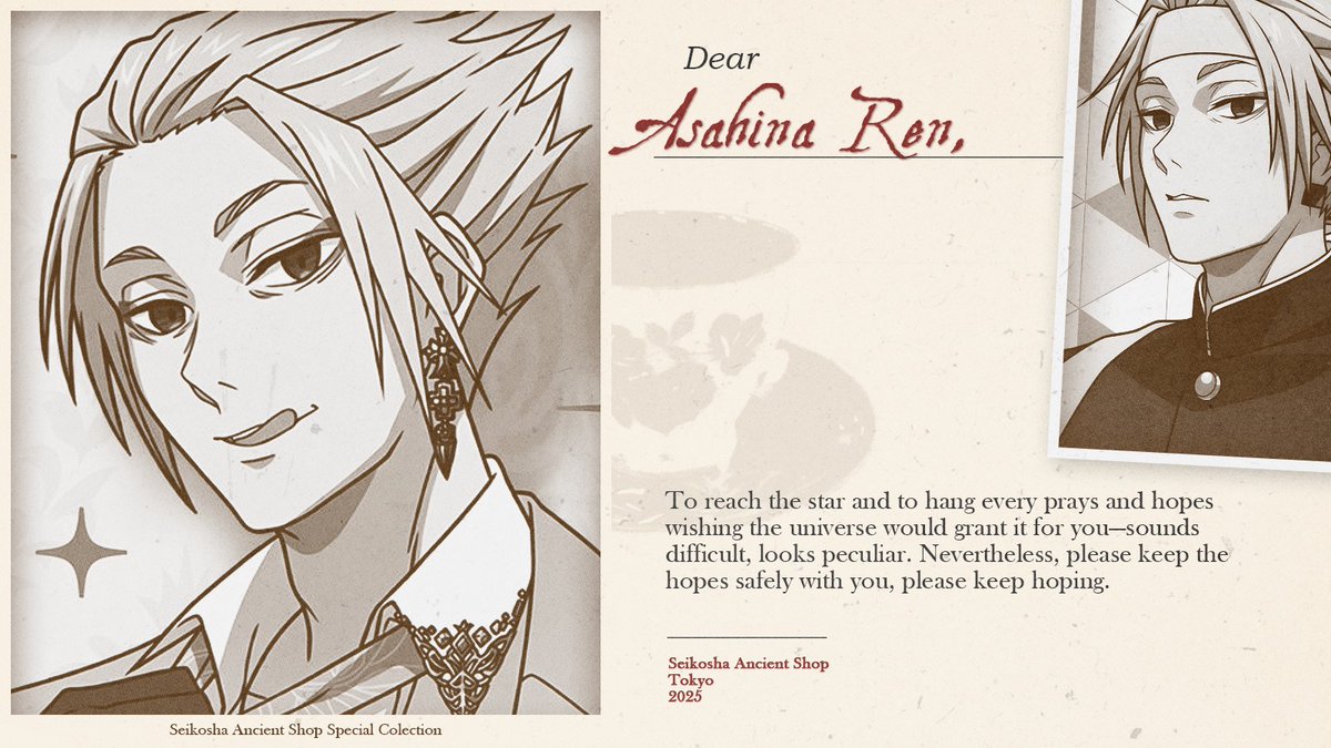 Neivillette's tweet image. Sebuah petaka terkadang terjadi tanpa diduga. Kendati demikian, saya masih di sini, berdiri tegak dengan asa tergenggam oleh tanganku yang 'tak sebesar Semesta. Maka saya, Asahina Ren, akan terus berjuang dan hidup dengan harap yang masih ingin didengar Semesta.