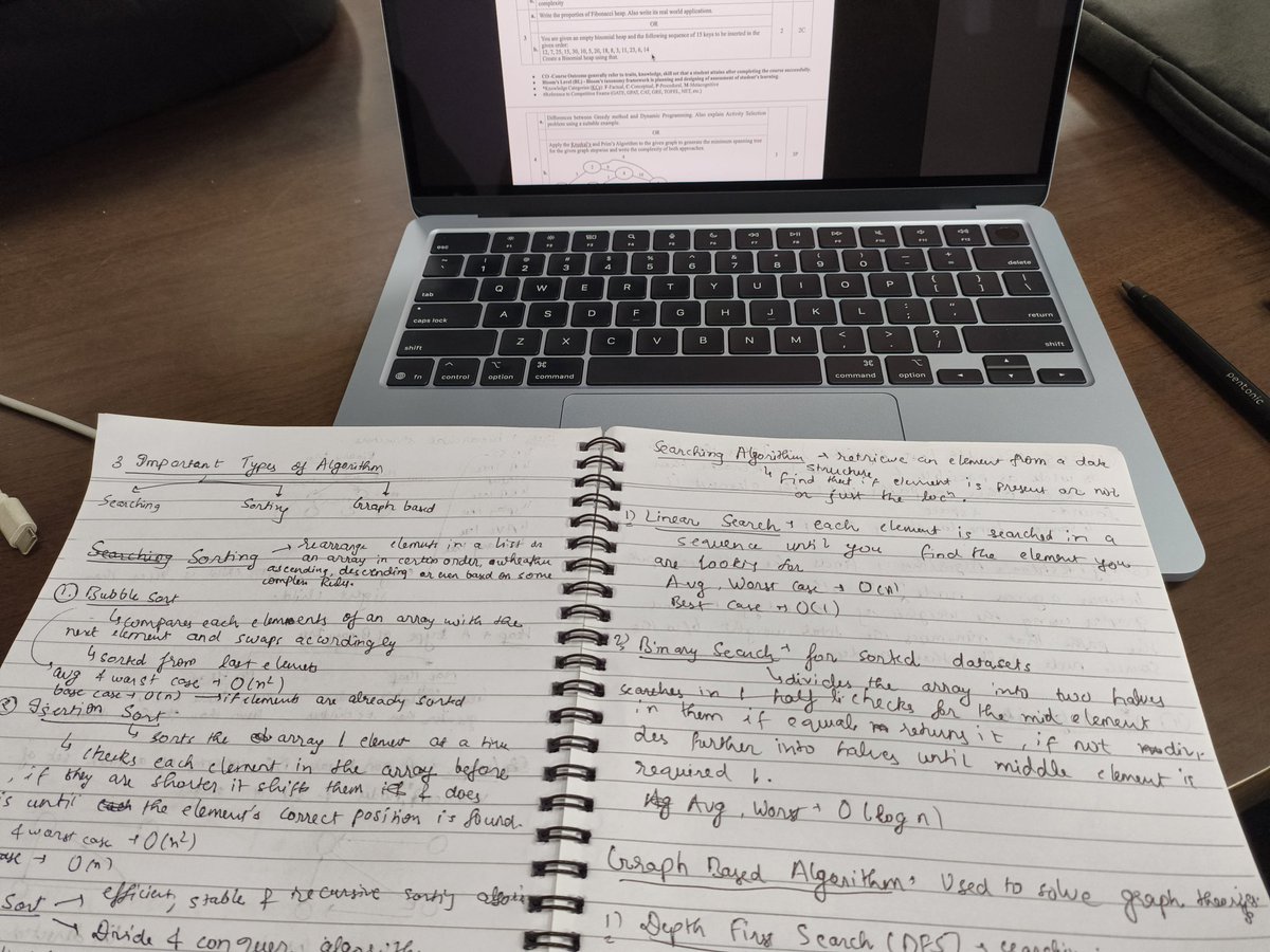 ayushcodesweb's tweet image. Tomorrow is Algorithms exam and I am taking this opportunity to start learning DSA. 
I hope I don&apos;t fail tomorrow 😢