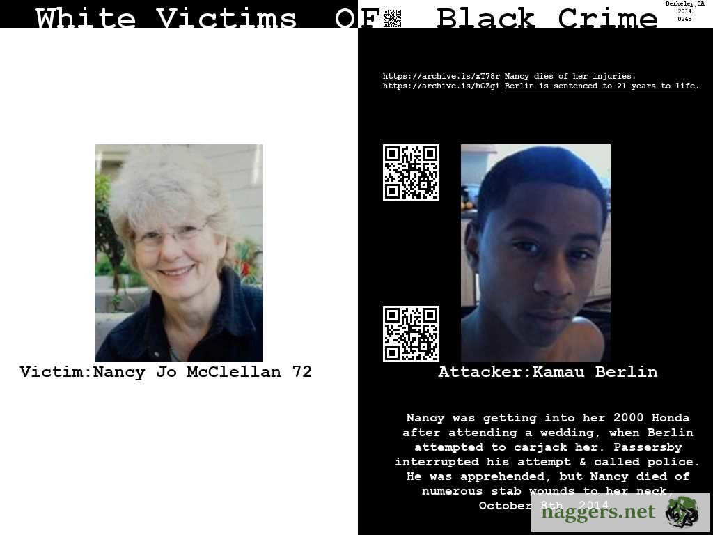 Another White victim of black terrorism