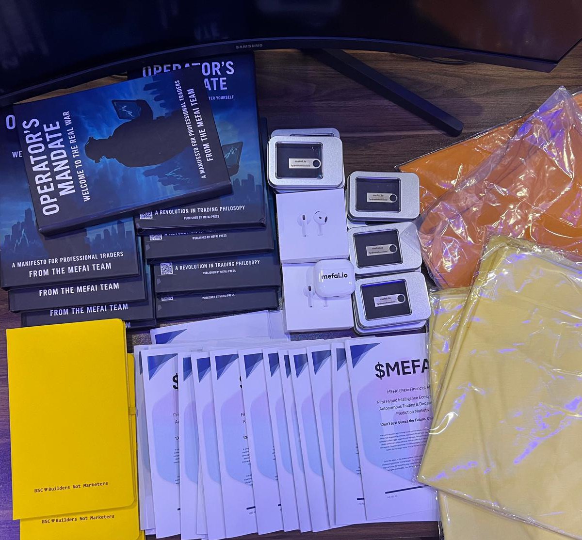 We have wrapped up our final preparations and packed our exclusive merchandise for #BinanceBlockchainWeek  Today, we are off to Dubai! ✈️

We are thrilled to attend this prestigious event to showcase $Mefai, connect with innovative projects, gain insights from global industry