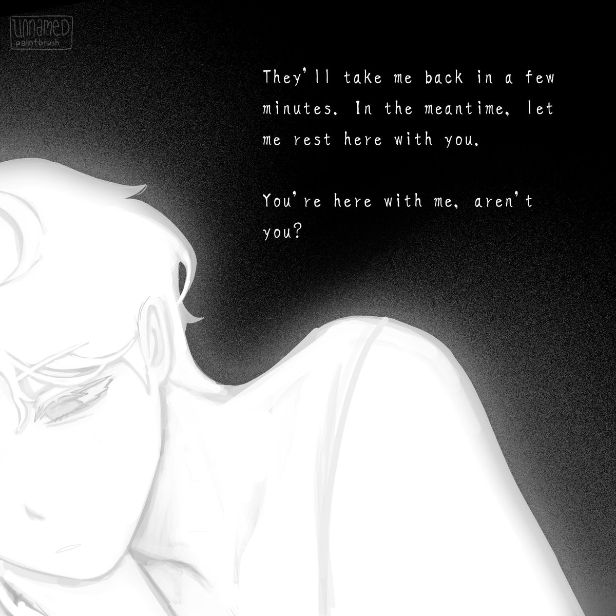 unnamedpaint's tweet image. grief is love with nowhere to go

- a very short #LUKA fancomic. tw for implied suicide attempt / sh ?

#alnst #에이스테 #alienstage
(4/11)