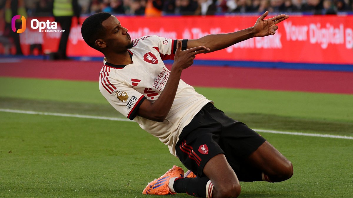 AnythingLFC_'s tweet photo. Finally get to see that Alexander Isak goal celebration in the Premier League 🫡 https://t.co/x019j9gIhO