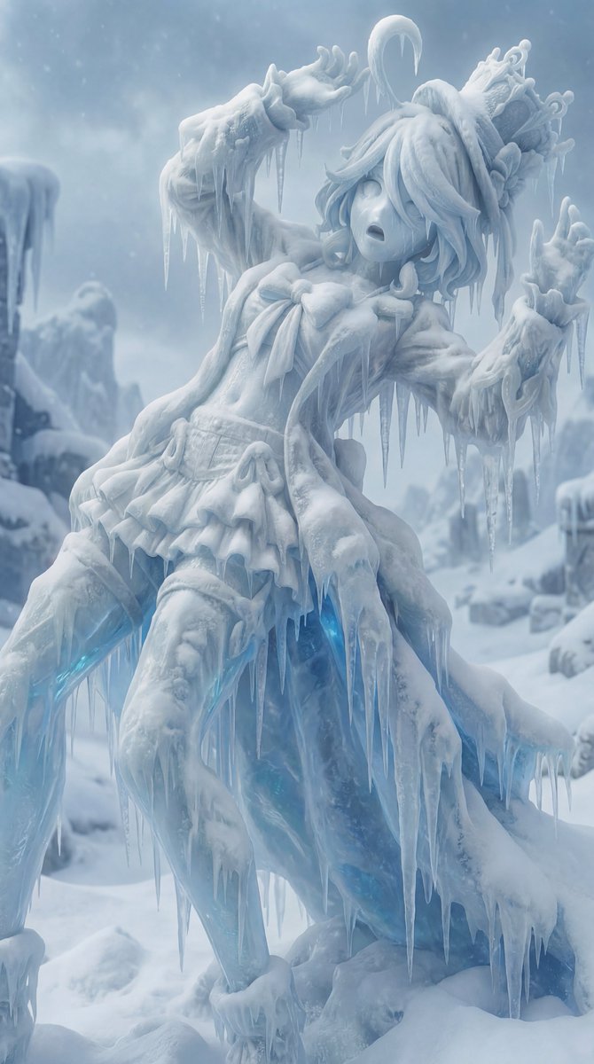 leriots1's tweet photo. Furina Ice Cream
#asfr #asfrfreeze #petrification #NanobananaAI https://t.co/sAoiZH0Y9Y