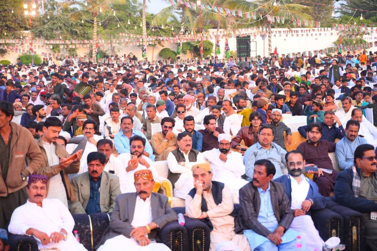 HajiAliHassanZ's tweet photo. Celebration of one memorable day at Thatta. Thank you, all my fellow party workers for attending.

#58thFoundationDay #PPP https://t.co/5JJeTvsIcc