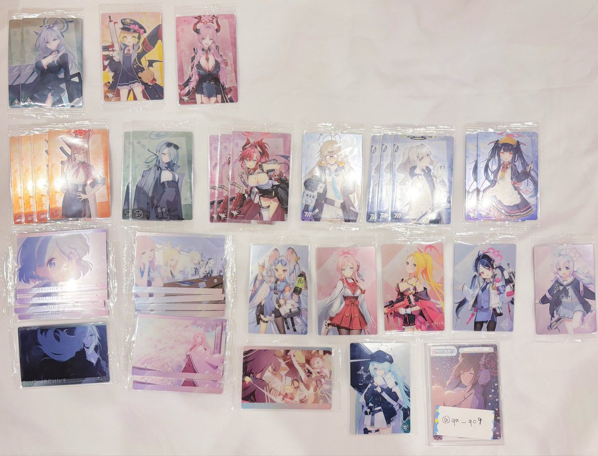qa_qo9's tweet photo. 【交換、譲渡、買取】ブルーアーカイブ ブルアカ ウエハース 3 4

譲：画像のもの
ワカモは買取も◎1枚〜買い取ります

求：ワカモ、カスミ＞定価＋送料
最上段はワカモとの交換のみ

郵送または都内手渡し
最上段以外ワカモに対して複数提供可能
お気軽にお声掛けください🍀 https://t.co/QRAbsi28rx