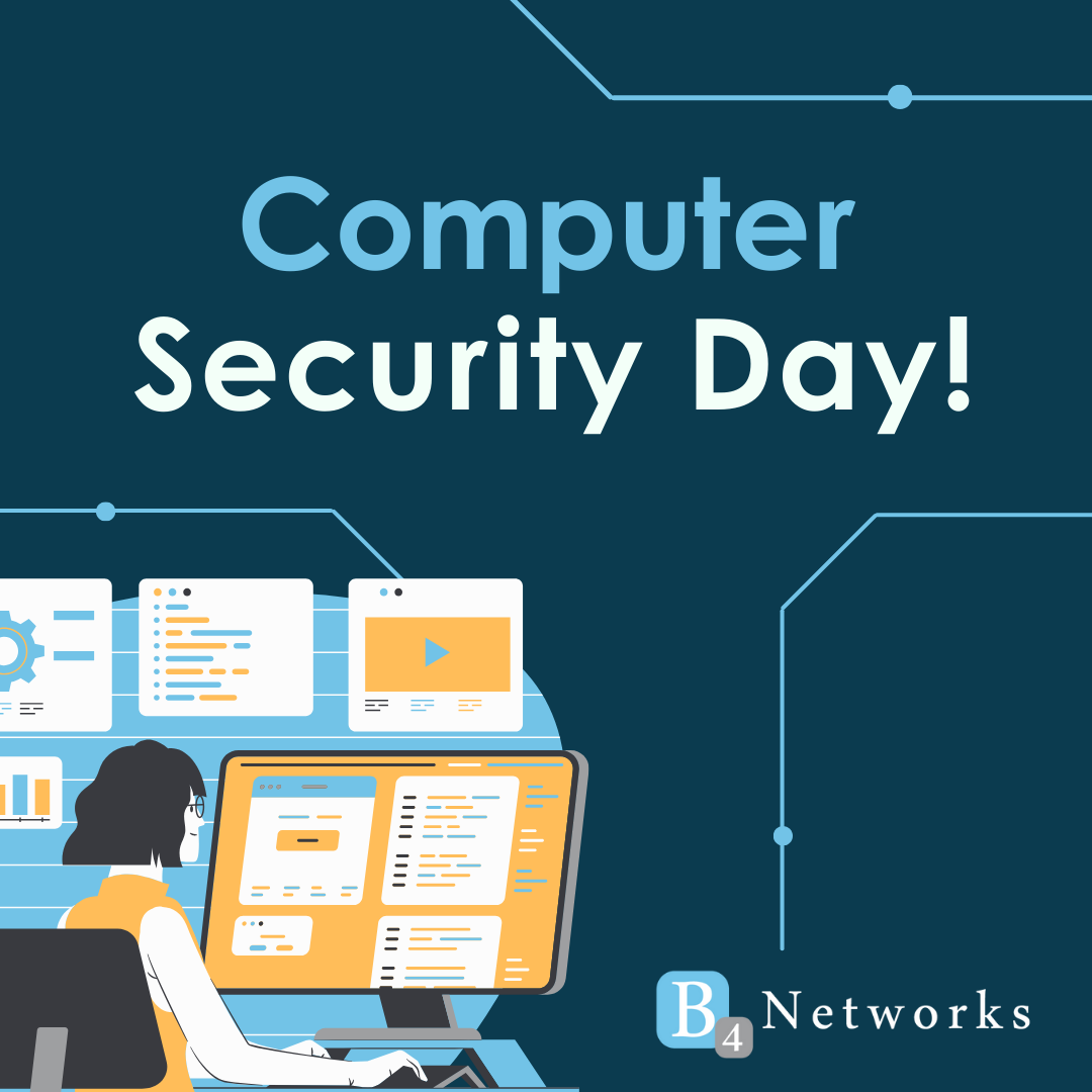 b4networks's tweet image. Worried about hackers, phishing, or weak passwords? Don’t stress. Especially on Computer Security Day!

Because when it comes to cybersecurity, peace of mind is the best protection. Learn how we keep businesses secure here: loom.ly/y4mrgV4

#computersecurityday