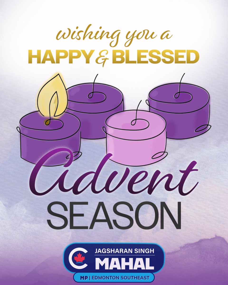 Jagsharan_Mahal's tweet image. Wishing all who observe Advent a season of peace, reflection, and spiritual renewal. May this time of preparation inspire hope and unity across our communities.

Hashtags:
#AdventSeason #PeaceAndReflection #CommunityUnity #FaithAndTradition #SeasonOfHope #PublicService…