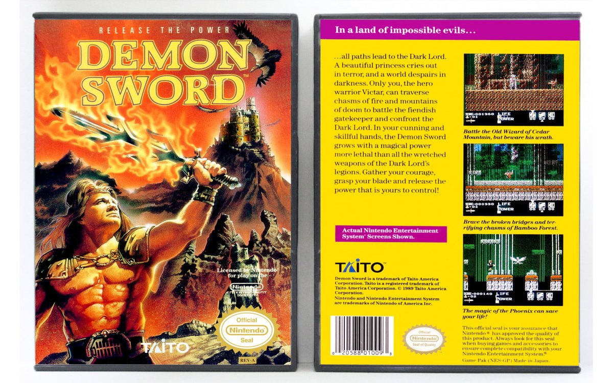 brightgaming64's tweet image. Good Morning!

Do you remember the video game “Demon Sword”? It was released for the NES in 1990. What were you doing in the year 1990?

To enjoy more great #Nintendo games, check out #BrightGaming on #Rumble:
rumble.com/c/BrightGaming

#RumbleGaming #RumbleTakeover