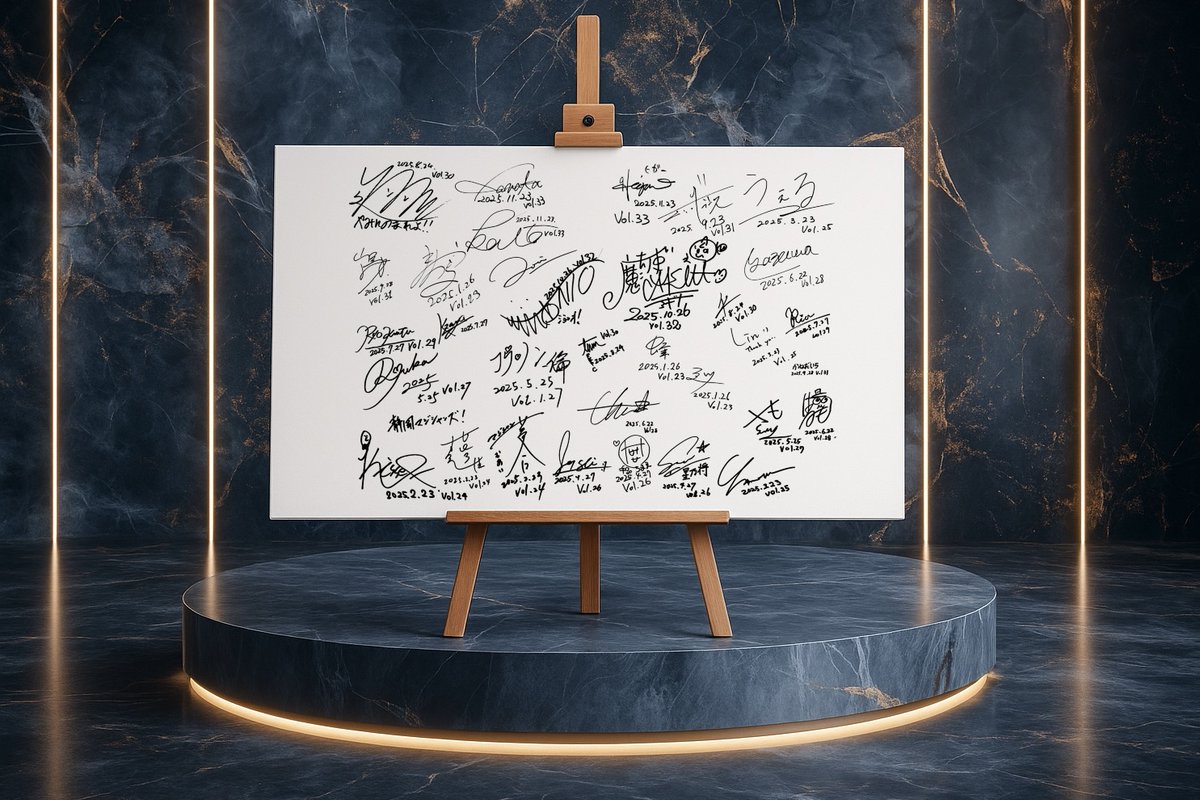 引用ポストキャンペーン】 2025年MATINEE大阪全出演者直筆サインボード