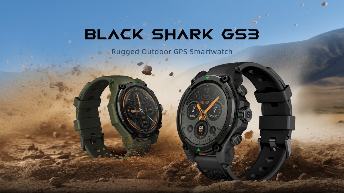 ExaeonTech's tweet image. The Black Shark GS3 is a powerful smart watch at a reasonable price. It has all the features you need. Order today at exaeon.shop and we ship Canada-wide.