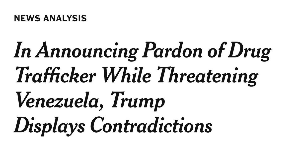 keithedwards's tweet image. sorry I missed the story line.

he pardoned a drug trafficker when he&apos;s also killing random people on boats for alleged drug trafficking?
