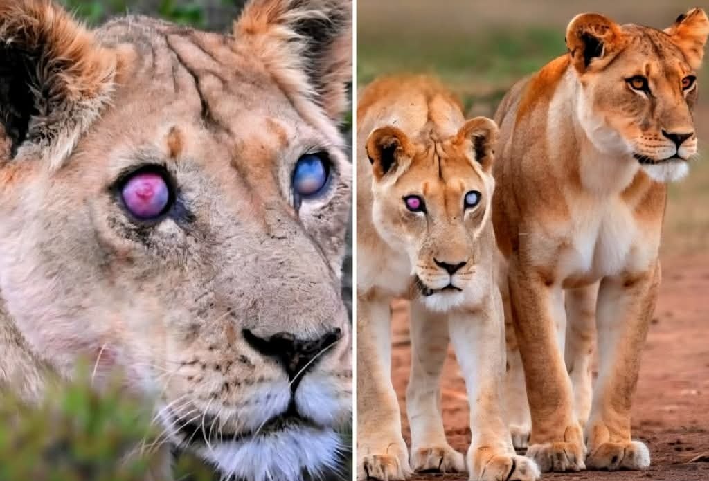 Panorama Sin Reservas 620 AM on X: "#Viral | Josie, una leona completamente  ciega, ha sobrevivido 17 años en la vida salvaje gracias al cuidado de sus  dos hijas. Ellas la guían,