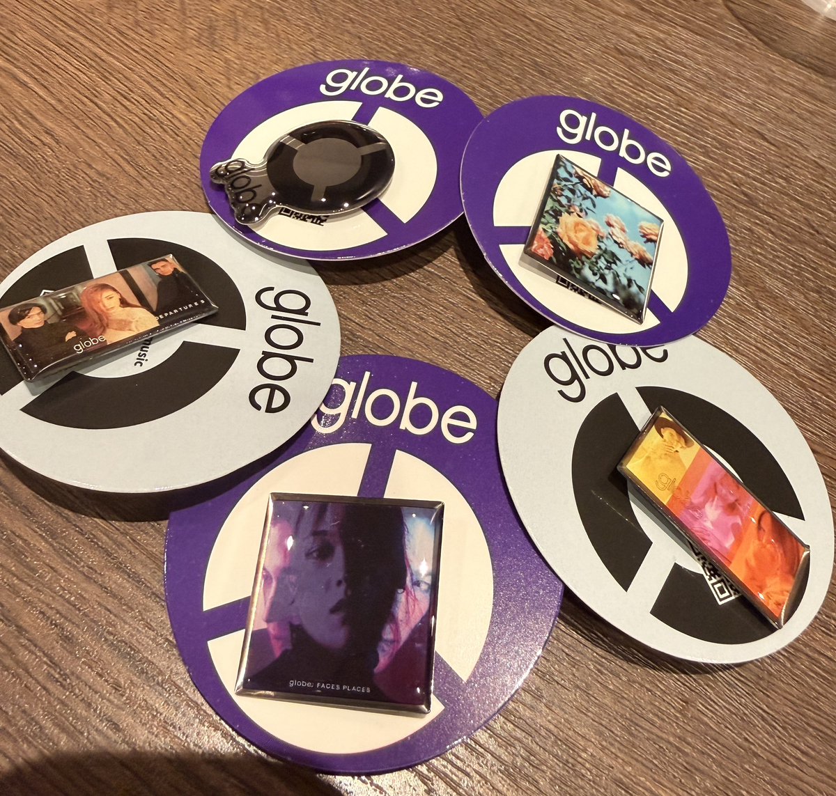 globe ピンバッチ シングル全10種セット ガチャ コンプリート