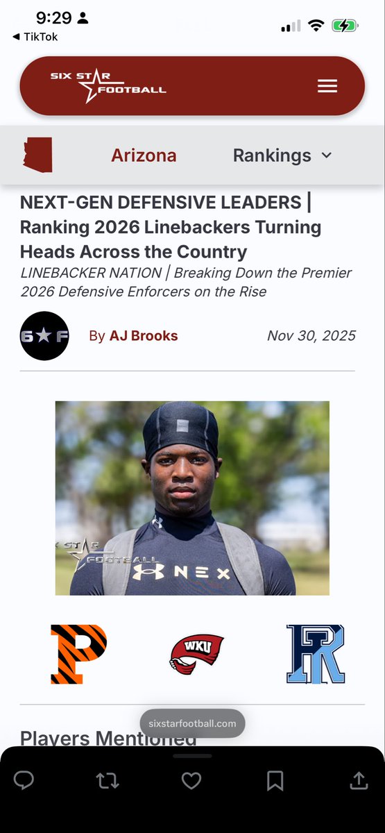 Samuel Louidort (3⭐️LB) “26” tweet media