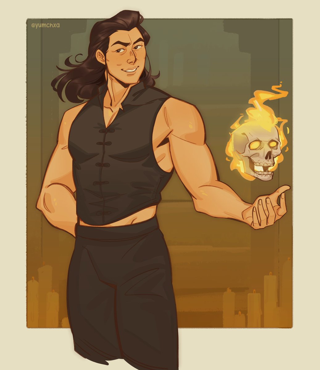 yumchxa's tweet image. Shang Tsung in his Mk 1995 outfit! ✨

God help me. 

#mk1 #shangtsung #mortalkombat