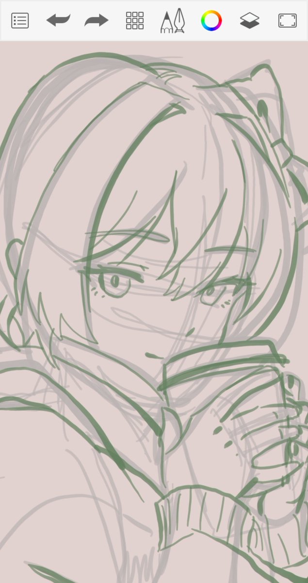 More morning coffee sketching
#ddlcsayori